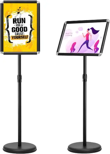 Porte Affiche sur Pied A4