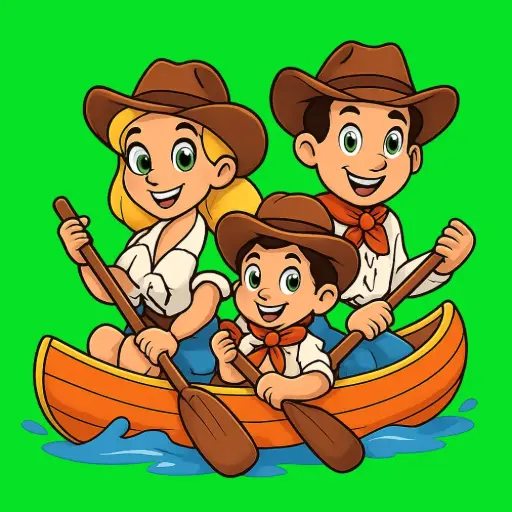 Canoë : 3 places - Parcours Famille 8 Km